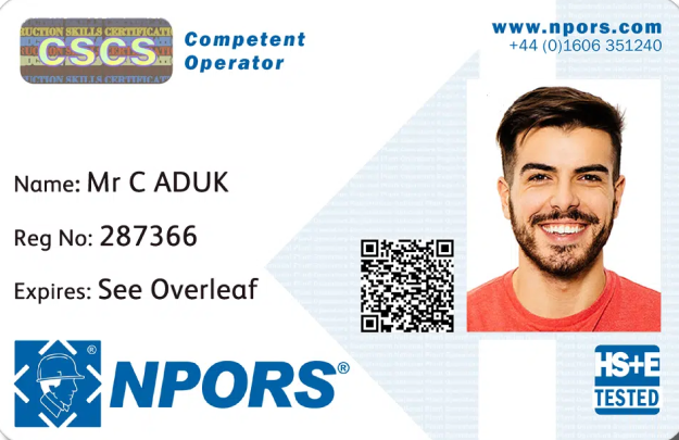 NPORS Qualified