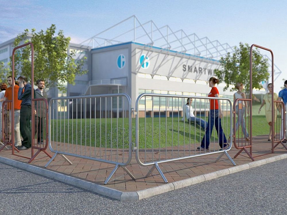 Crowd control barriers